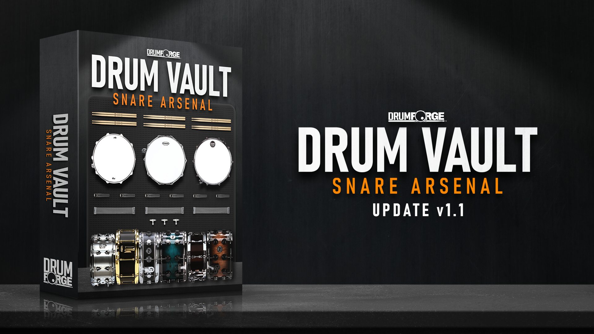 Drum Vault Snare Arsenal v1.1 Update