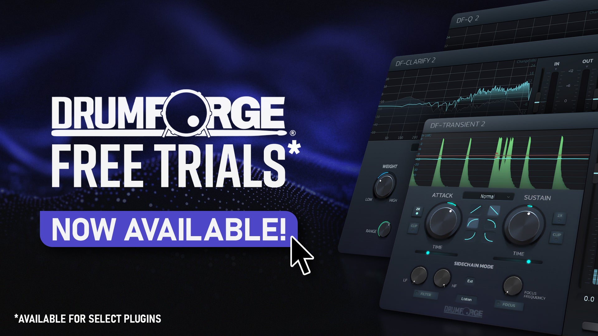 Drumforge Now Offers Free Trials for Select Plugins!